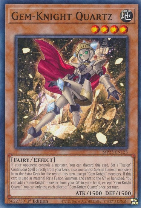Gem-Knight Quartz (MP23-EN123)  Common