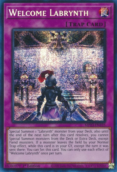 Welcome Labrynth (MP23-EN235)  Prismatic Secret Rare
