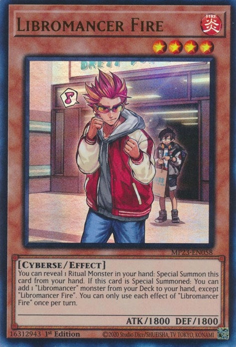 Libromancer Fire (MP23-EN058)  Ultra Rare