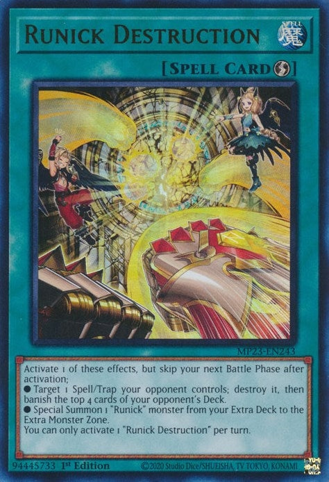 Runick Destruction (MP23-EN243)  Ultra Rare