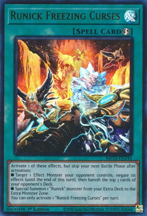 Runick Freezing Curses (MP23-EN245)  Ultra Rare