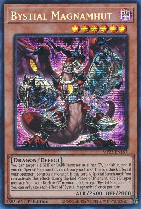 Bystial Magnamhut (MP23-EN157)  Prismatic Secret Rare