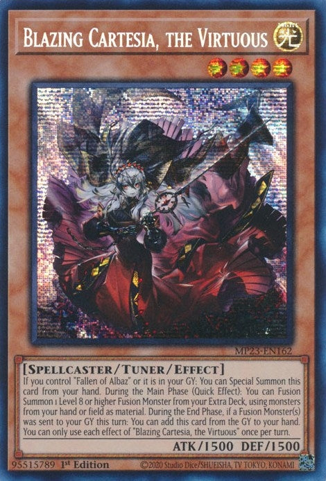 Blazing Cartesia, the Virtuous (MP23-EN162)  Prismatic Secret Rare