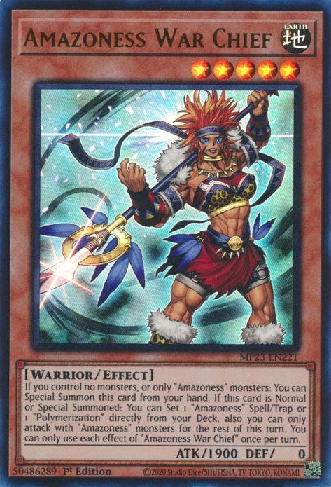 Amazoness War Chief (MP23-EN221)  Ultra Rare