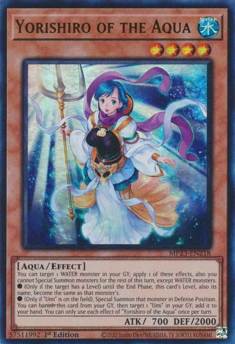 Yorishiro of the Aqua (MP23-EN218)  Ultra Rare