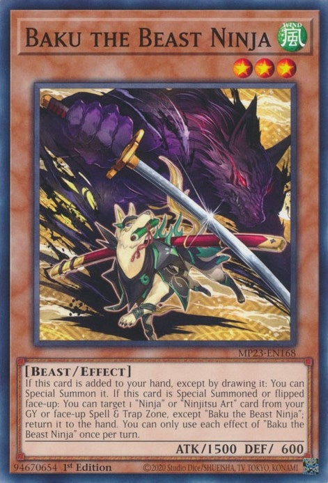 Baku the Beast Ninja (MP23-EN168)  Common
