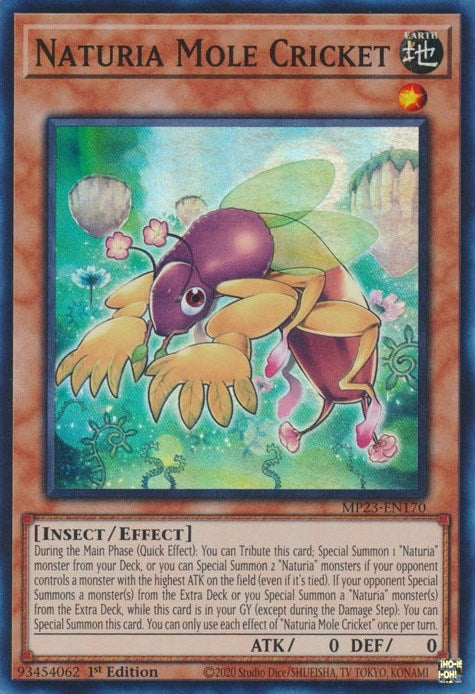 Naturia Mole Cricket (MP23-EN170)  Super Rare