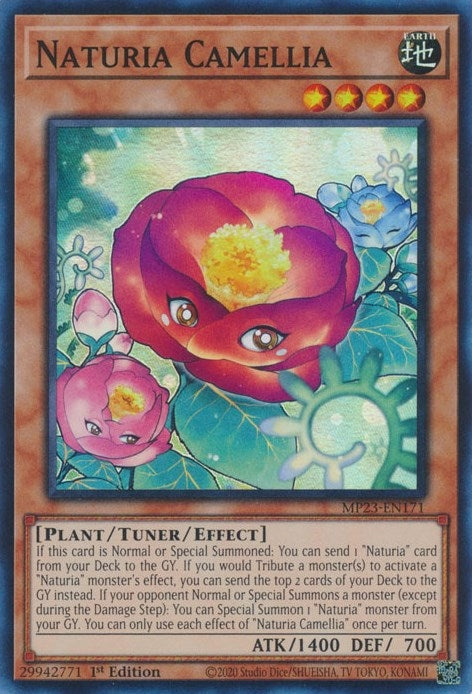 Naturia Camellia (MP23-EN171)  Super Rare