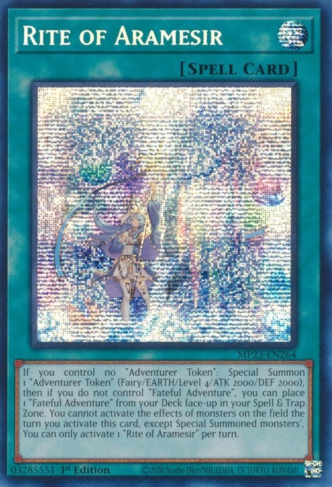 Rite of Aramesir (MP23-EN264)  Prismatic Secret Rare