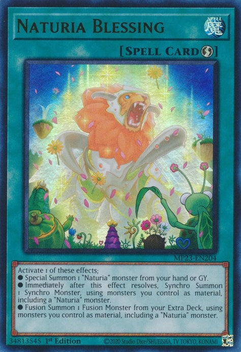 Naturia Blessing (MP23-EN204)  Ultra Rare