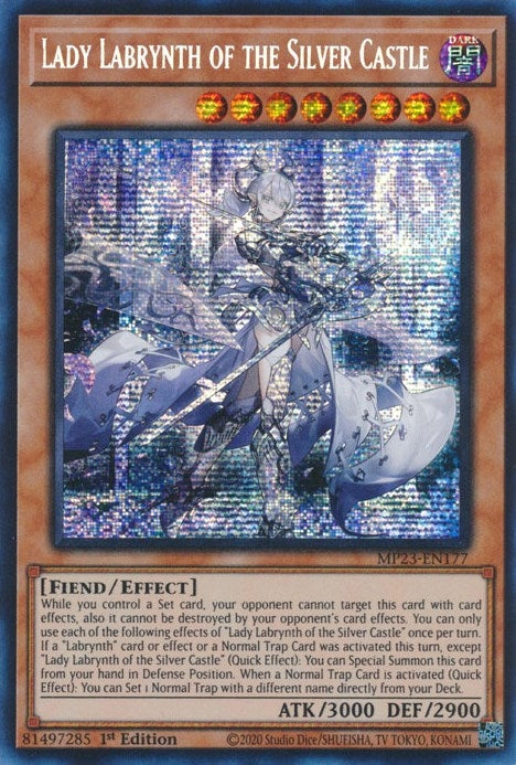 Lady Labrynth of the Silver Castle (MP23-EN177)  Prismatic Secret Rare