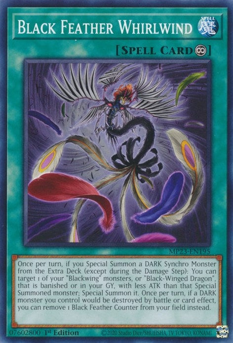 Black Feather Whirlwind (MP23-EN195)  Common