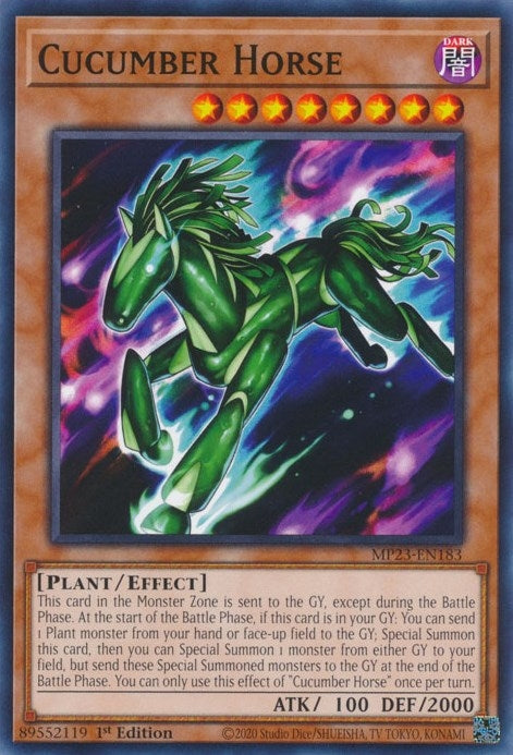 Cucumber Horse (MP23-EN183)  Common