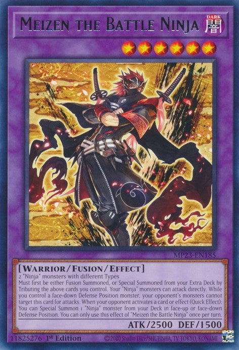 Meizen the Battle Ninja (MP23-EN185)  Rare