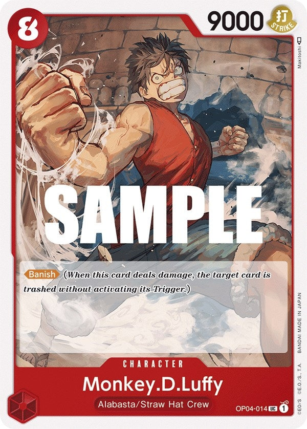 (OP04-014) Monkey.D.Luffy - Uncommon