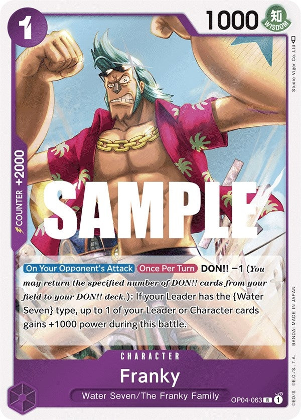(OP04-063) Franky - Rare