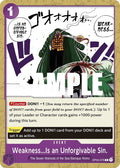 (OP04-076) Weakness...Is an Unforgivable Sin. - Common