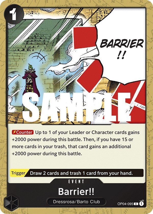 (OP04-095) Barrier!! - Common