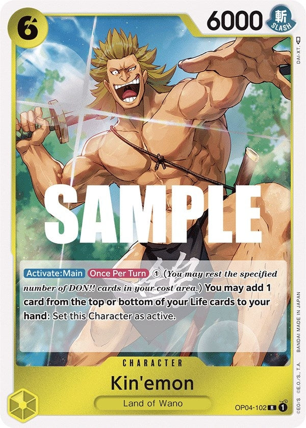 (OP04-102) Kin'emon - Rare