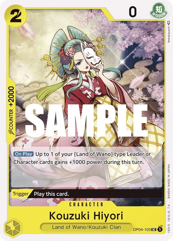 (OP04-103) Kouzuki Hiyori - Uncommon