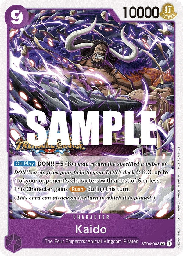 (ST04-003) Kaido (Tournament Pack Vol. 5) - Super Rare