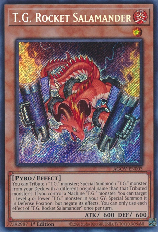 T.G. Rocket Salamander (AGOV-EN003)  Secret Rare