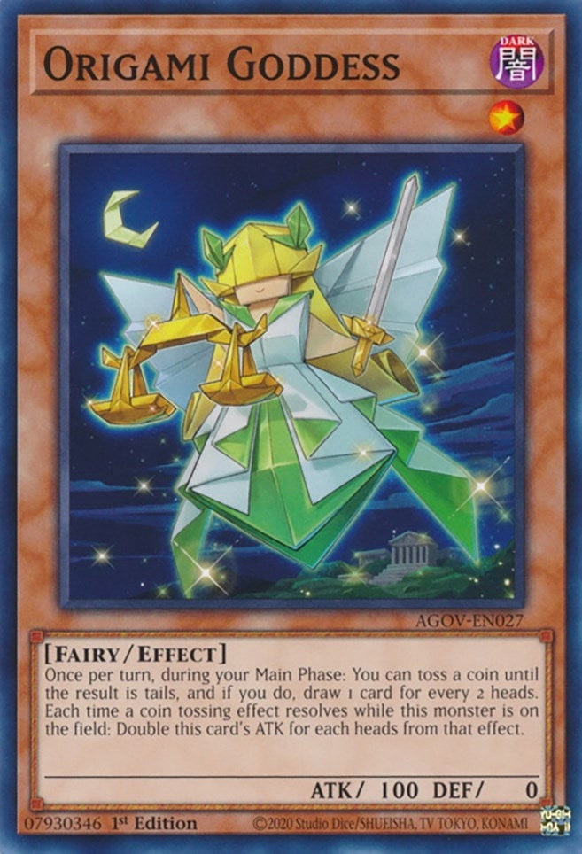Origami Goddess (AGOV-EN027)  Common