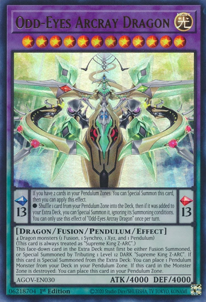 Odd-Eyes Arcray Dragon (AGOV-EN030)  Ultra Rare
