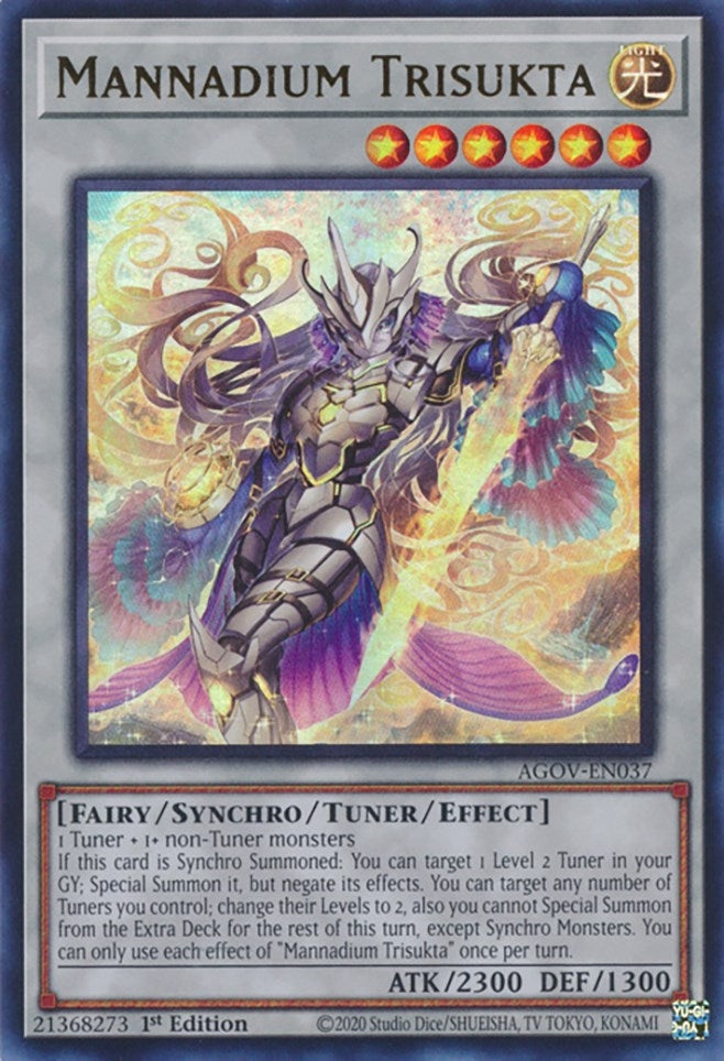 Mannadium Trisukta (AGOV-EN037)  Ultra Rare