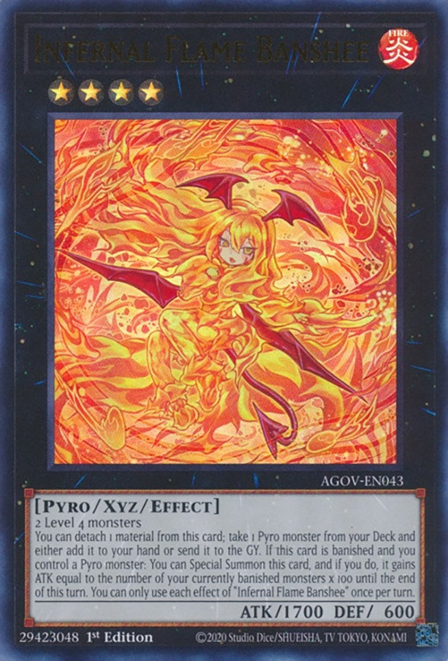 Infernal Flame Banshee (AGOV-EN043)  Ultra Rare