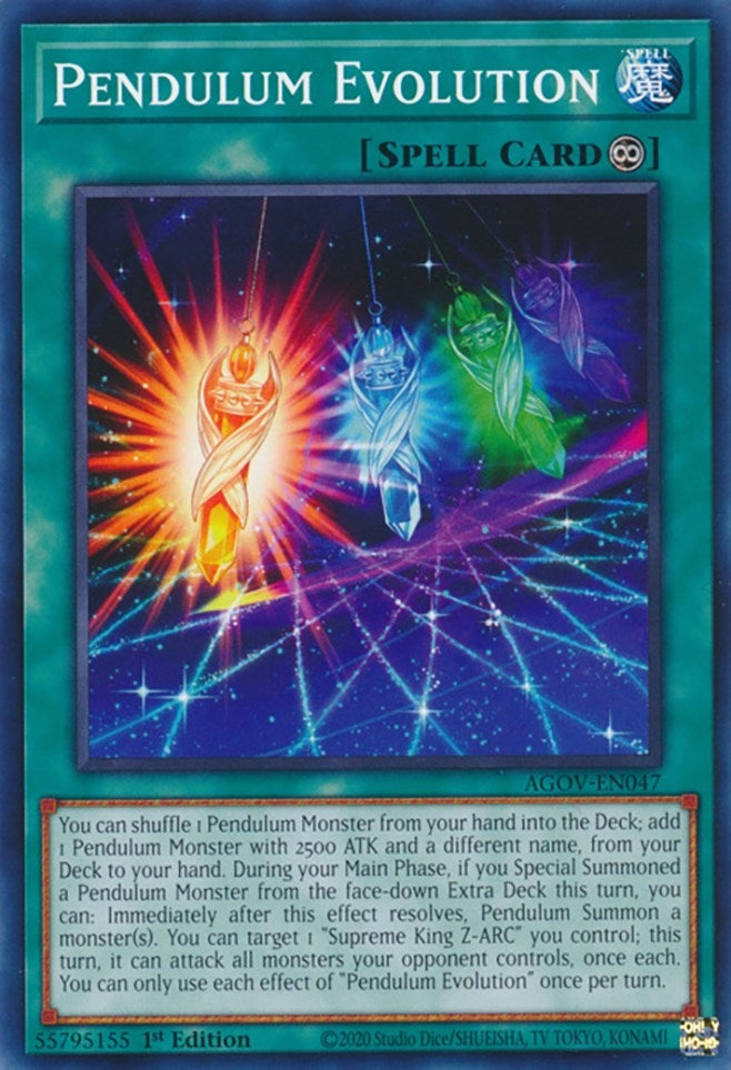 Pendulum Evolution (AGOV-EN047)  Common