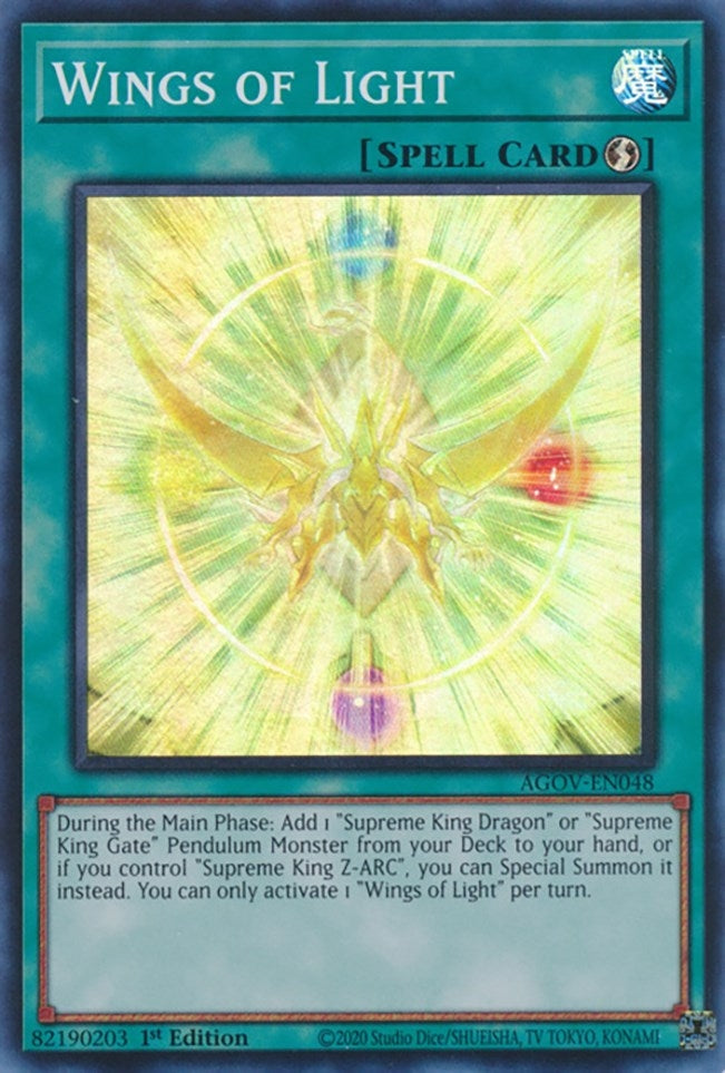 Wings of Light (AGOV-EN048)  Super Rare