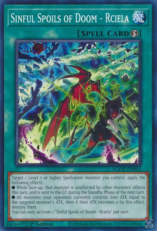 Sinful Spoils of Doom - Rciela (AGOV-EN055)  Common