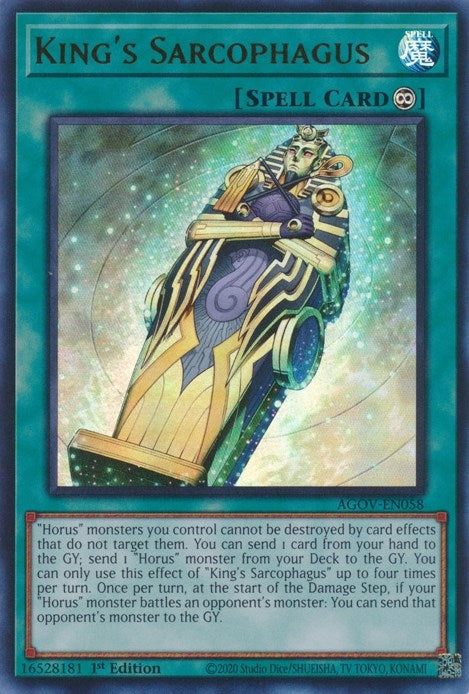 King's Sarcophagus (AGOV-EN058)  Ultra Rare