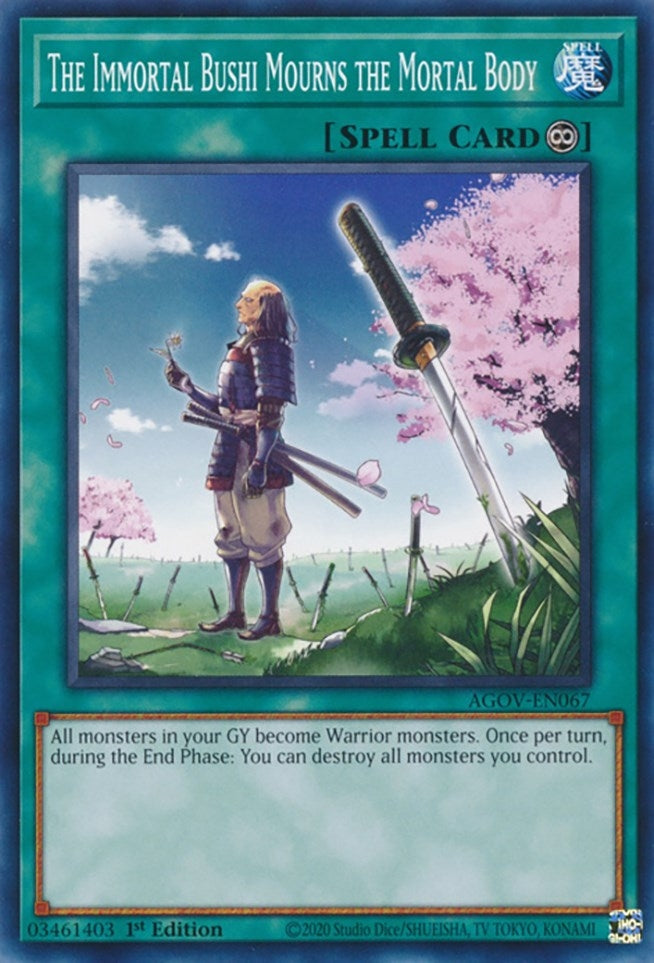 The Immortal Bushi Mourns the Mortal Body (AGOV-EN067)  Common