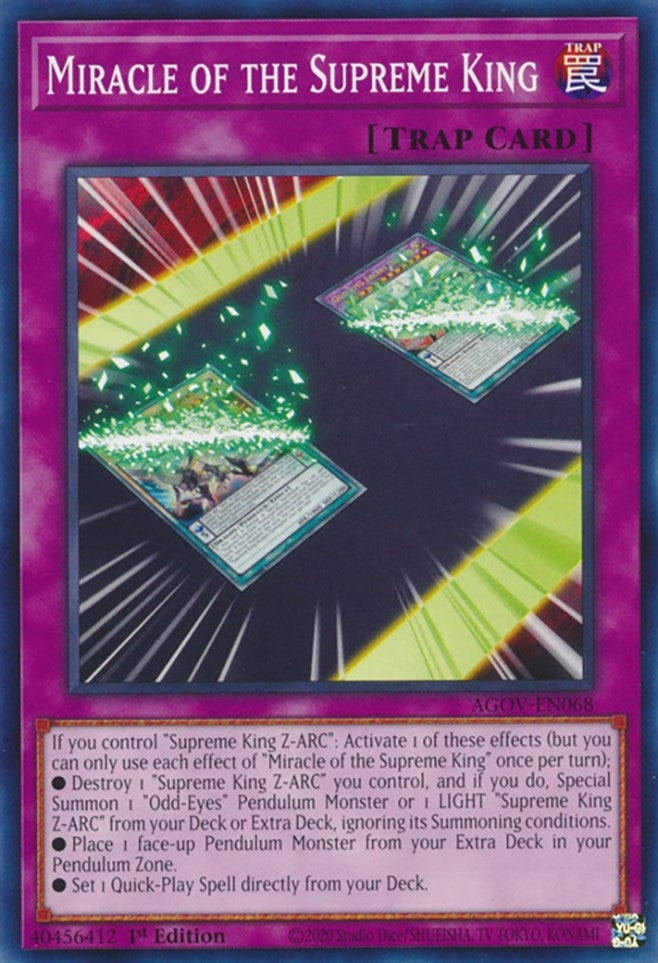 Miracle of the Supreme King (AGOV-EN068)  Common