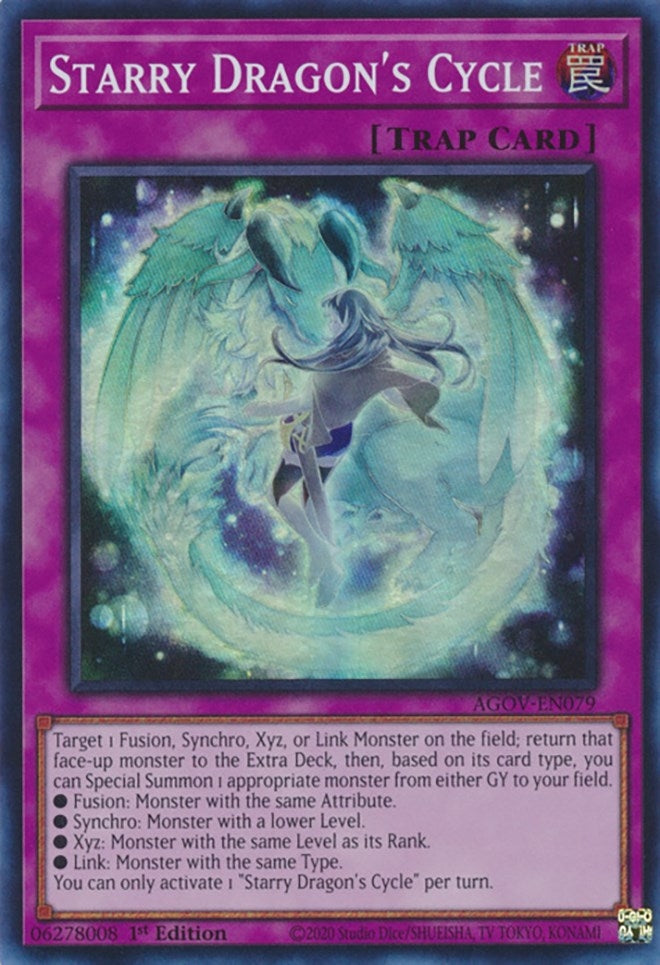 Starry Dragon's Cycle (AGOV-EN079)  Super Rare