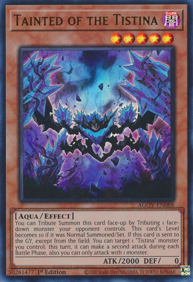 Tainted of the Tistina (AGOV-EN088)  Ultra Rare