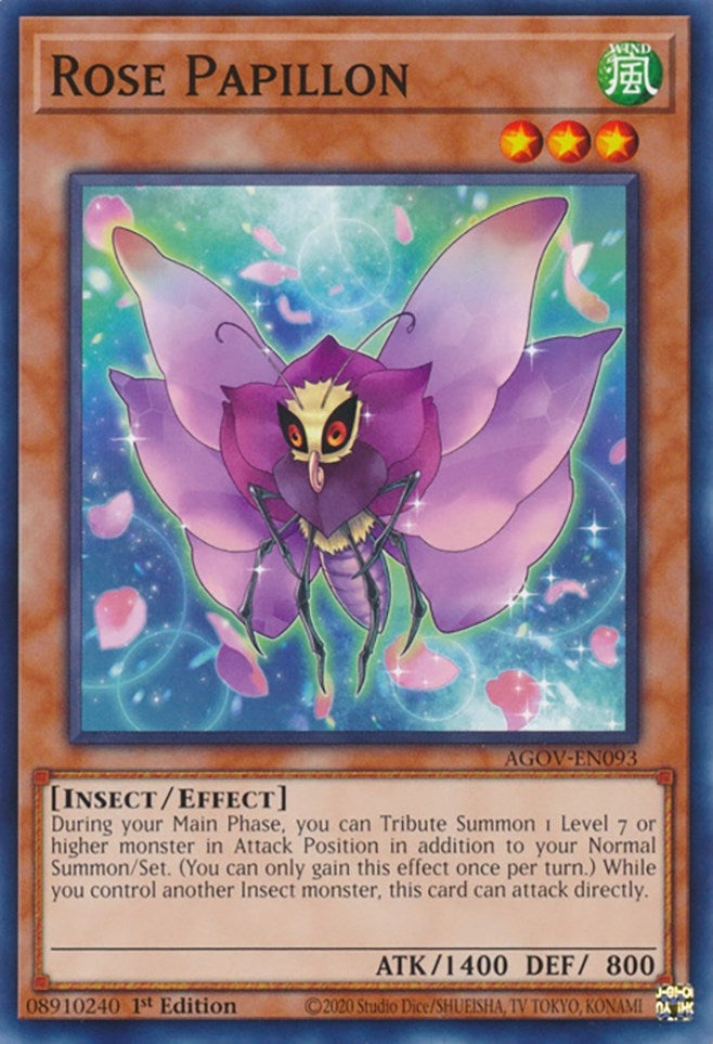 Rose Papillon (AGOV-EN093)  Common