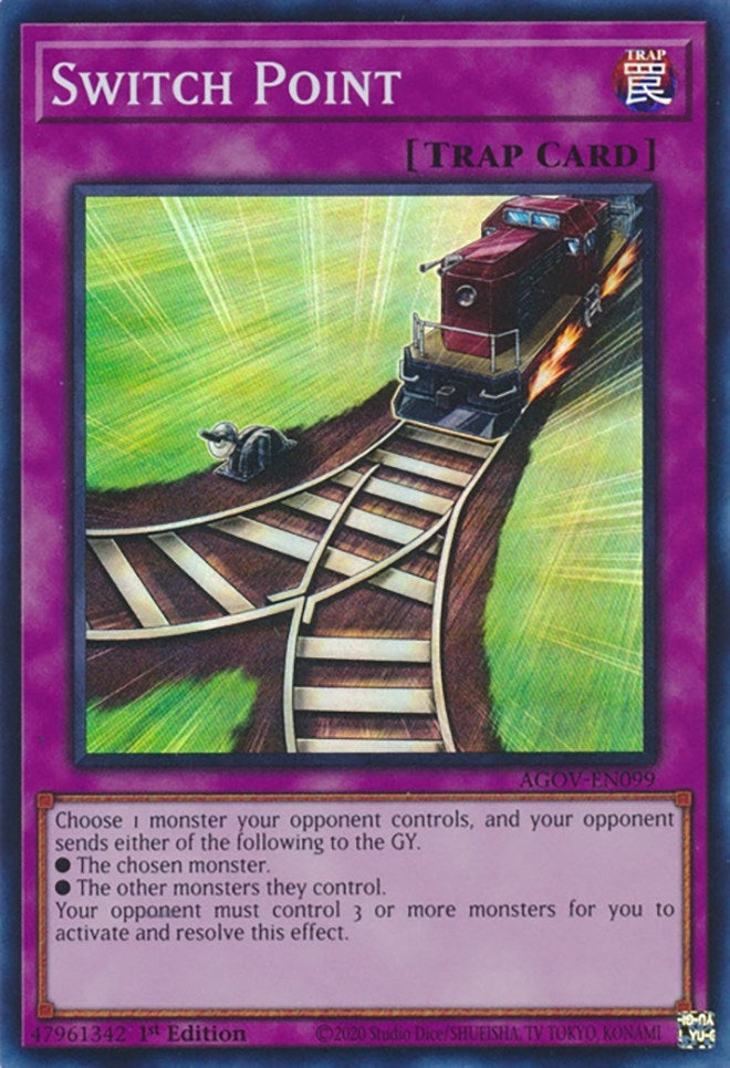 Switch Point (AGOV-EN099)  Super Rare