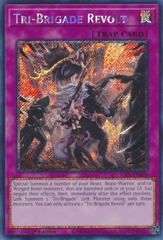 Tri-Brigade Revolt  (RA01-EN079)  Platinum Secret Rare