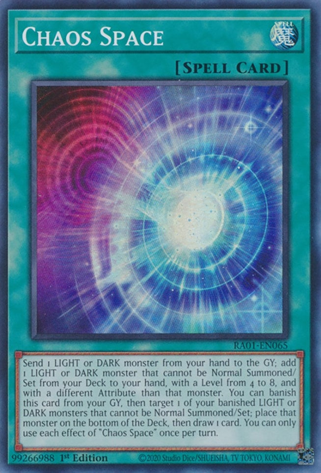 Chaos Space (RA01-EN065)  Super Rare
