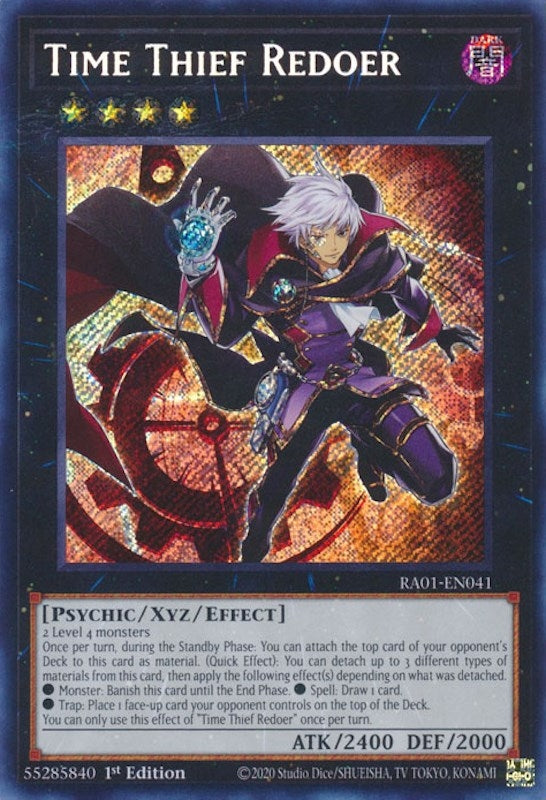 Time Thief Redoer  (RA01-EN041)  Secret Rare
