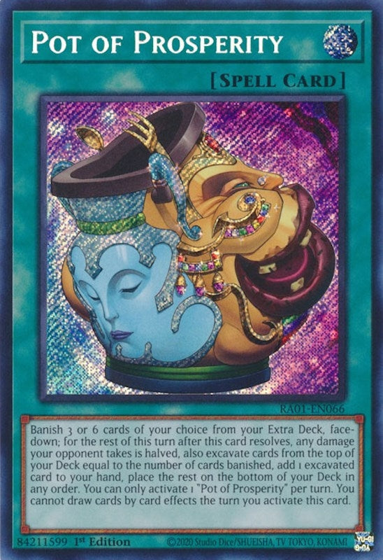 Pot of Prosperity  (RA01-EN066)  Secret Rare