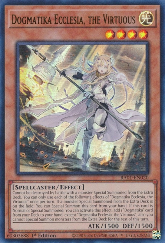 Dogmatika Ecclesia, the Virtuous  (RA01-EN020)  Ultra Rare