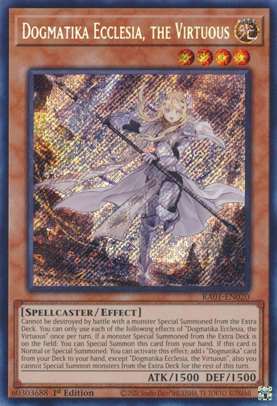 Dogmatika Ecclesia, the Virtuous  (RA01-EN020)  Secret Rare
