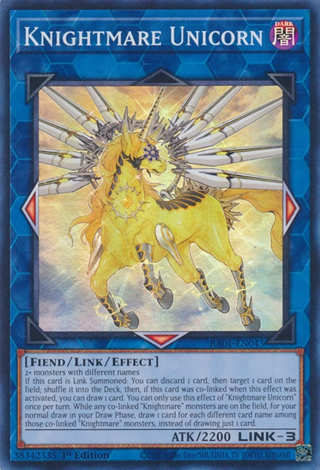 Knightmare Unicorn (RA01-EN043)  Super Rare