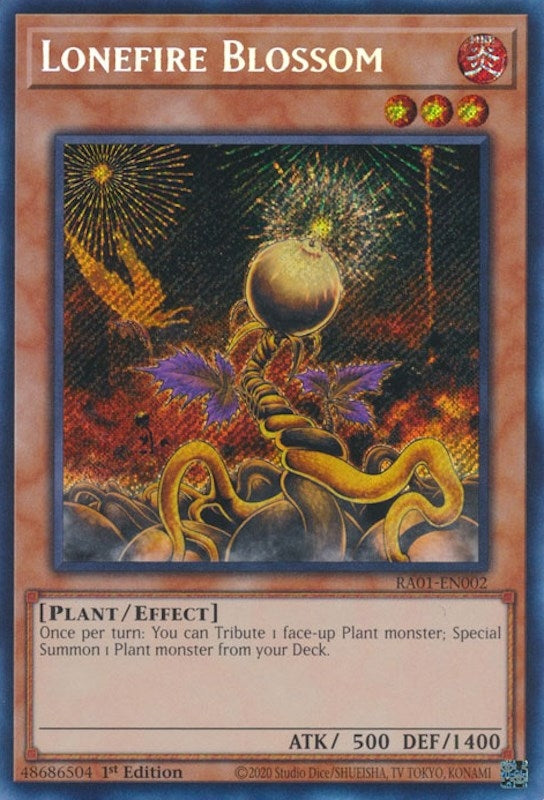 Lonefire Blossom  (RA01-EN002)  Secret Rare