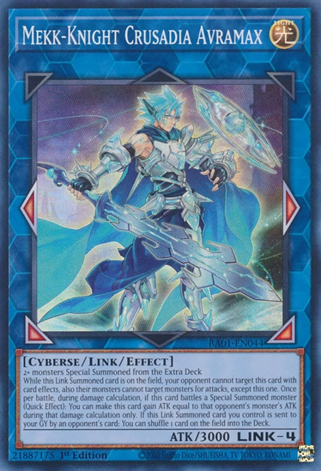 Mekk-Knight Crusadia Avramax (RA01-EN044)  Super Rare