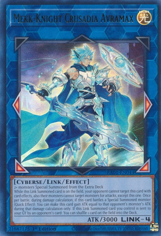 Mekk-Knight Crusadia Avramax  (RA01-EN044)  Ultra Rare